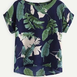 Tropical leafy top